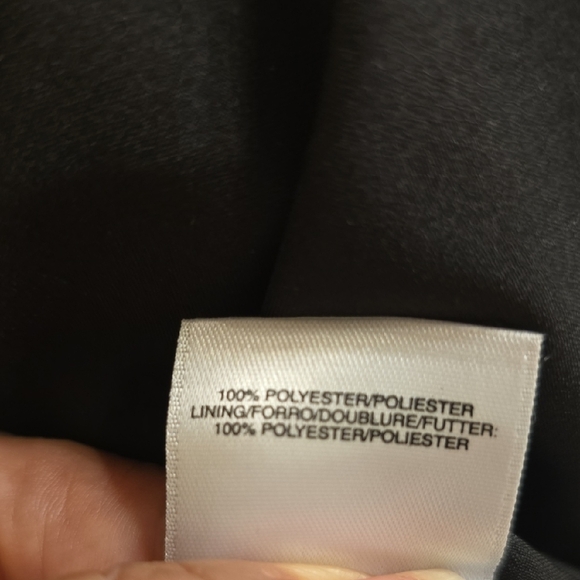 Anne Klein Blue and Black Patterned Mini Dress - Picture 13 of 16